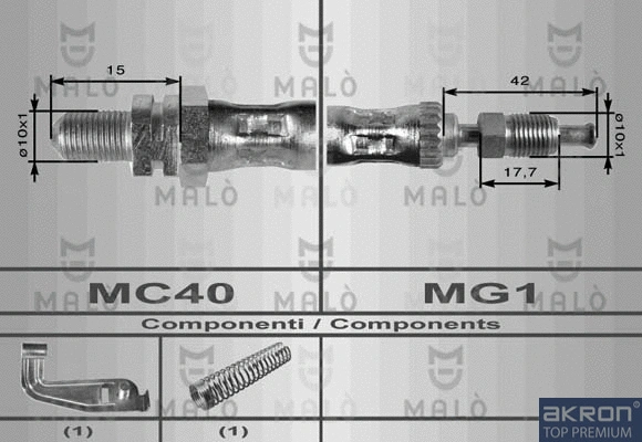 Flexible de frein AKRON-MALÒ 8687