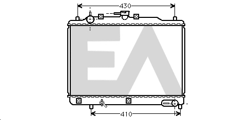 Radiateur, refroidissement du moteur EACLIMA 31R52027