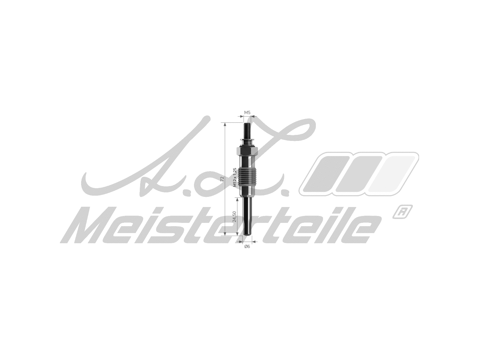 Bougie de préchauffage A.Z. Meisterteile AZMT-49-040-1010
