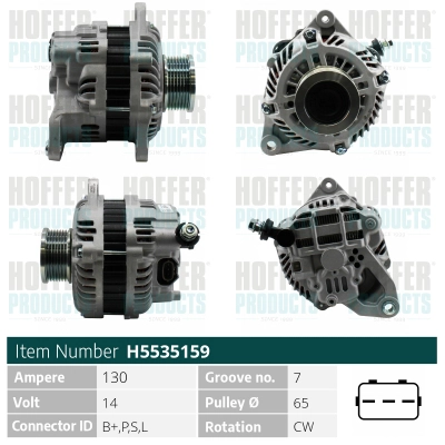 Alternateur HOFFER H5535159