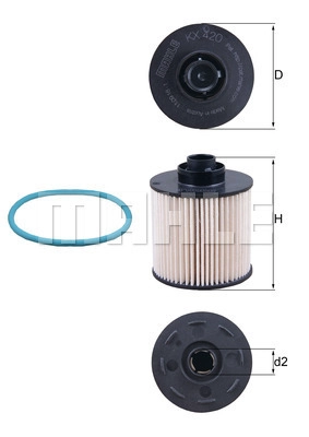 Filtre à carburant WILMINK GROUP WG2325971