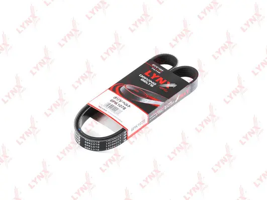 Courroie trapézoïdale à nervures LYNXAUTO 6PK1078