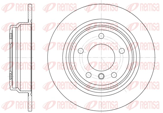 Disque de frein REMSA 6554.00