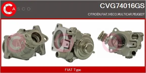 Vanne EGR CASCO CVG74016GS