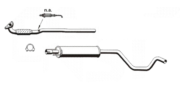 Silencieux central VEGAZ GmbH OS-504ERNS