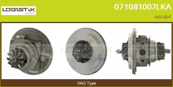 Groupe carter, turbocompresseur LGK 071081007LKA