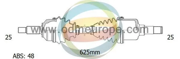 Arbre de transmission 4X4 ESTANFI EST-18-081711