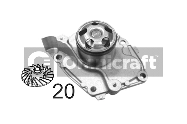 Pompe à eau, refroidissement du moteur Omnicraft 2317220