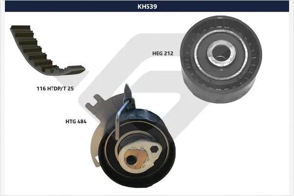 Kit de courroie crantée HUTCHINSON KH 539