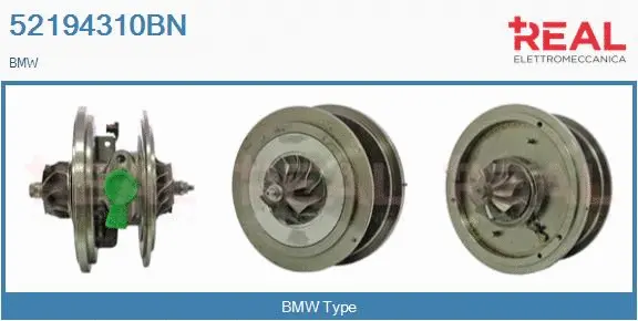 Groupe carter, turbocompresseur REAL 52194310BN