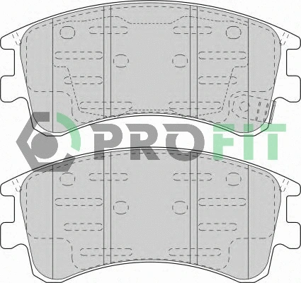 Kit de plaquettes de frein, frein à disque PROFIT 5000-1619