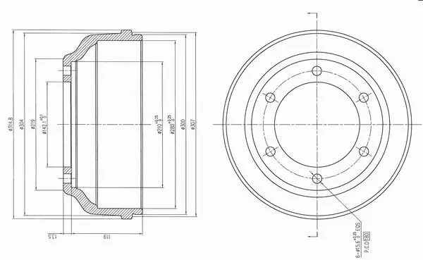 Tambour de frein AP XENERGY X654315