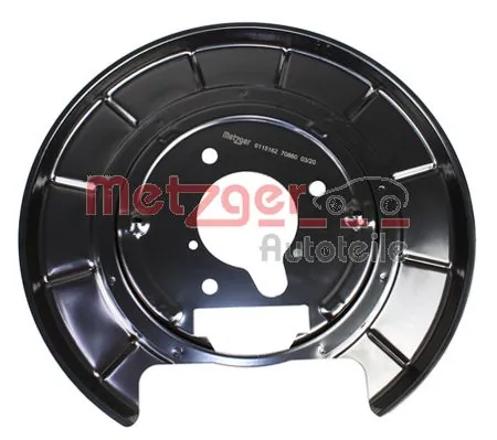 Déflecteur, disque de frein METZGER 6115162