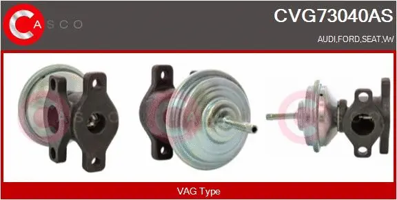 Vanne EGR CASCO CVG73040AS