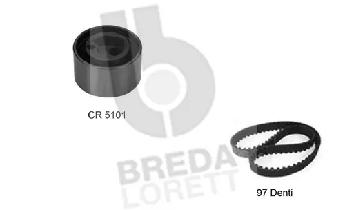 Kit de courroie crantée BREDA LORETT KCD0198
