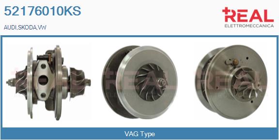 Groupe carter, turbocompresseur REAL 52176010KS