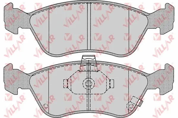 Kit de plaquettes de frein, frein à disque VILLAR 626.0709