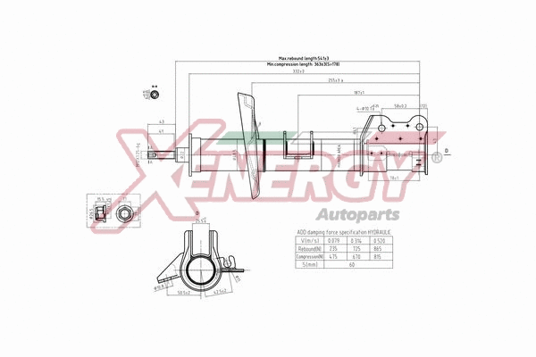 Amortisseur AP XENERGY X901988