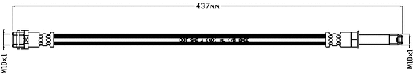 Flexible de frein JURATEK JBH1171
