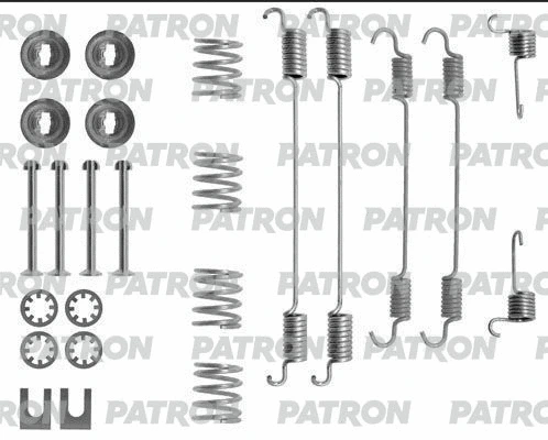 Kit d'accessoires, mâchoire de frein PATRON PSRK0061