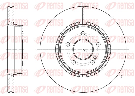Disque de frein REMSA 6929.10