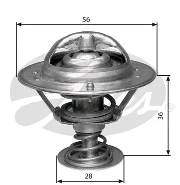 Thermostat, liquide de refroidissement GATES-SEA TH31482G1