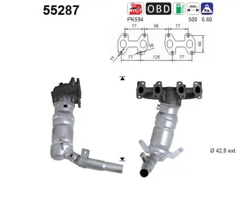 Catalyseur AS 55287
