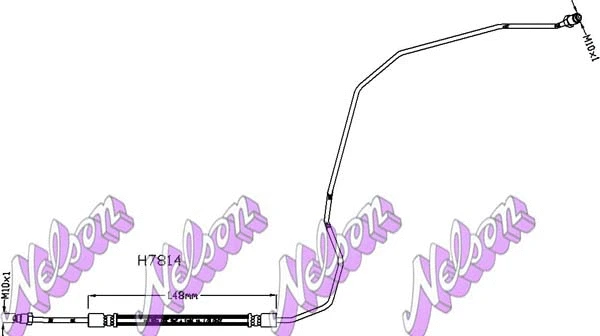 Flexible de frein KAWE H7814