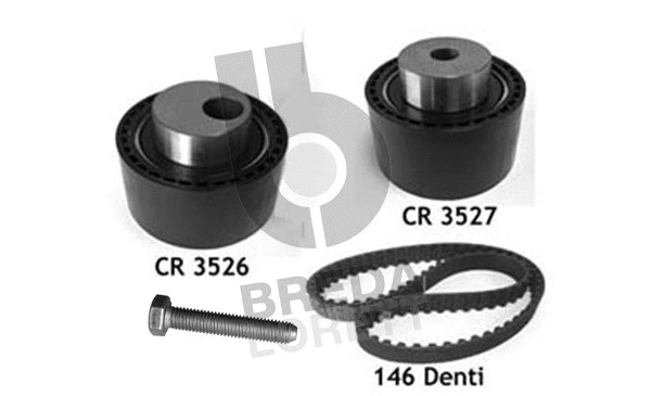 Kit de courroie crantée BREDA LORETT KCD0600