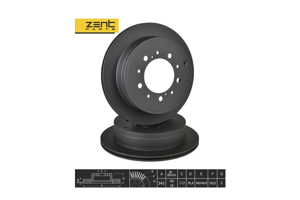 Disque de frein ZentParts Z06262