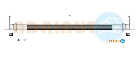 Flexible de frein ADRIAUTO 47.1200