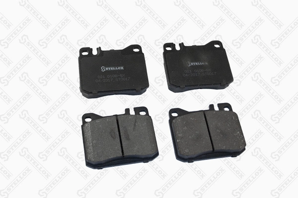 Kit de plaquettes de frein, frein à disque STELLOX 021 010B-SX