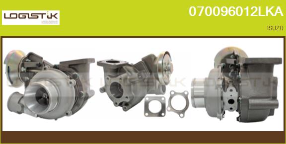 Turbocompresseur, suralimentation LGK 070096012LKA