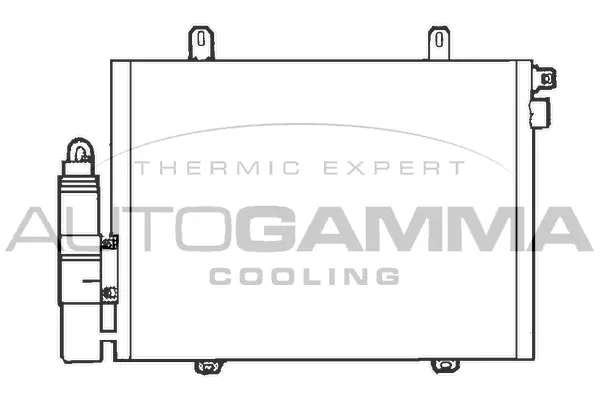 Condenseur, climatisation AUTOGAMMA 102561