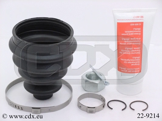 Jeu de joints-soufflets, arbre de commande CDX 22-9214