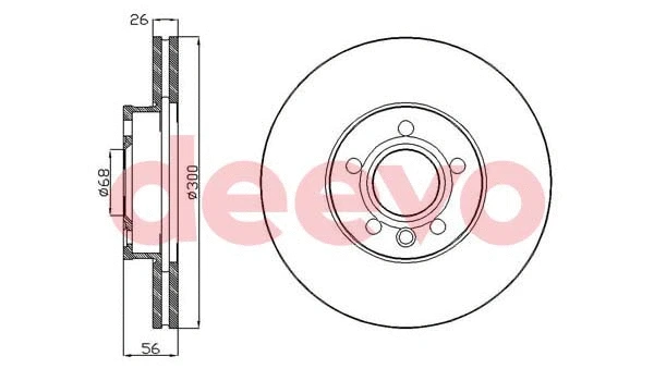 Disque de frein DEEVO BD13940