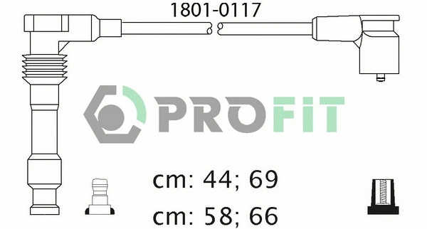 Kit de câbles d'allumage PROFIT 1801-0117