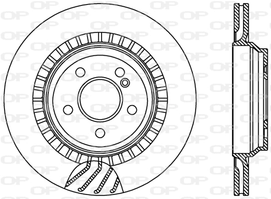 Disque de frein OPEN PARTS BDR2421.20