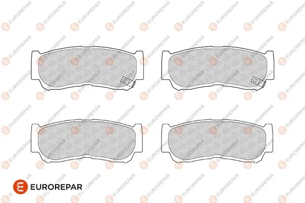Kit de plaquettes de frein, frein à disque EUROREPAR 1686264480