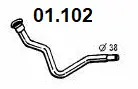 Tuyau d'échappement NOVAK 01.102