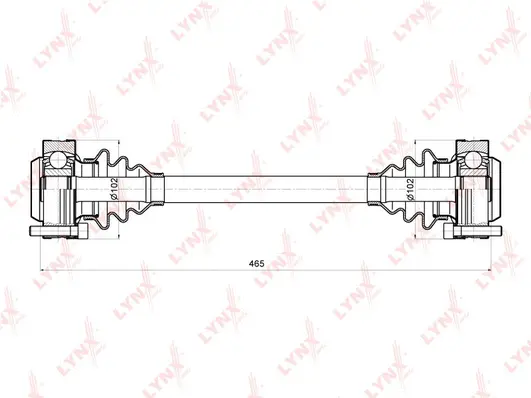 Arbre de transmission LYNXAUTO CD-1401