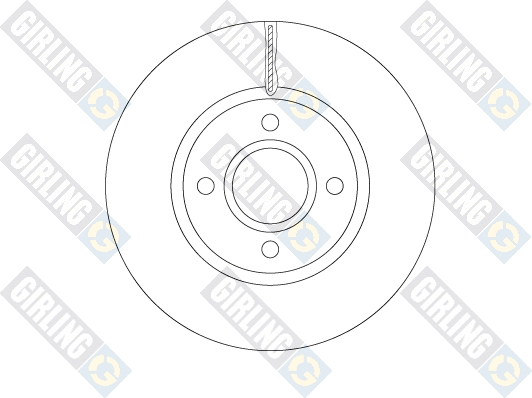 Disque de frein GIRLING 6065091