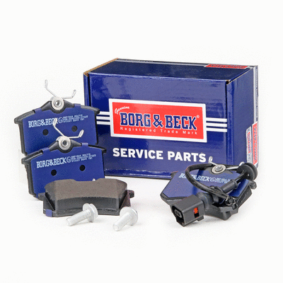 Kit de plaquettes de frein, frein à disque BORG & BECK BBP1824