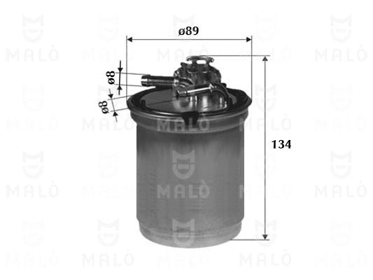 Filtre à carburant AKRON-MALÒ 1520149