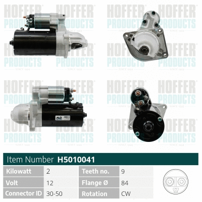 Démarreur HOFFER H5010041