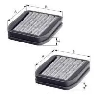 Filtre, air de l'habitacle UNIFLUX FILTERS XC381