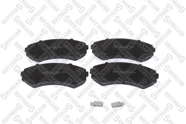 Kit de plaquettes de frein, frein à disque STELLOX 407 010B-SX