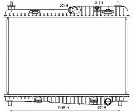 Radiateur, refroidissement du moteur MTR 12160672