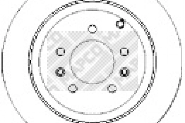 Disque de frein MAPCO 15314