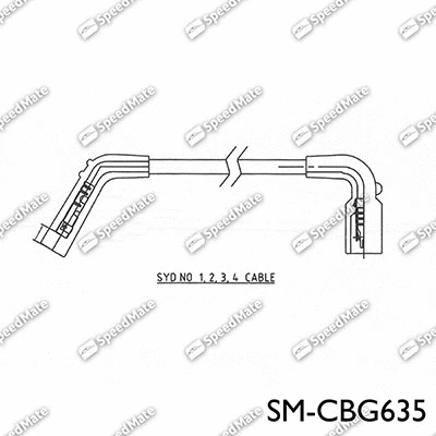 Kit de câbles d'allumage SpeedMate SM-CBG635